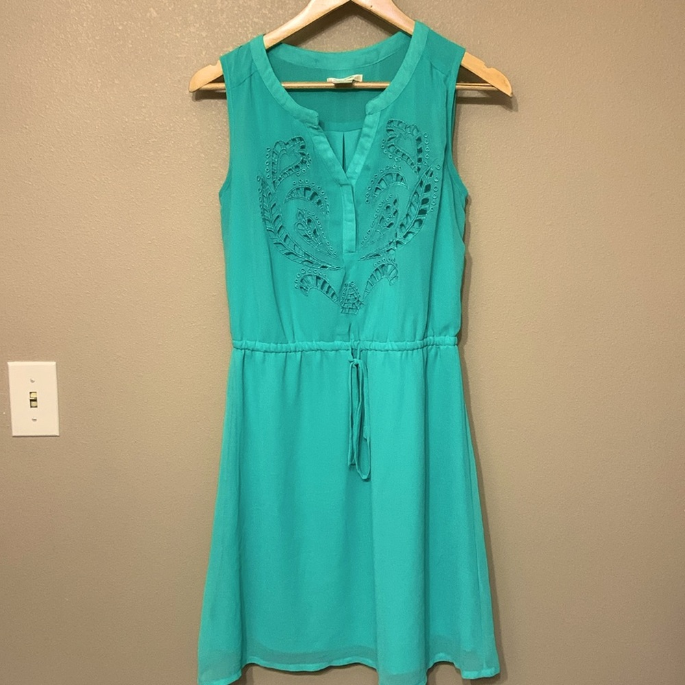 Miss Pinky Green Dress